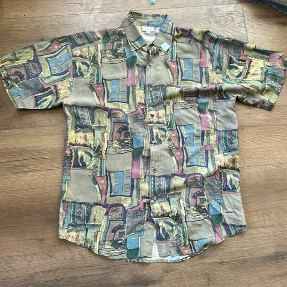 Pianar Suede Dress Shirt !! Medium